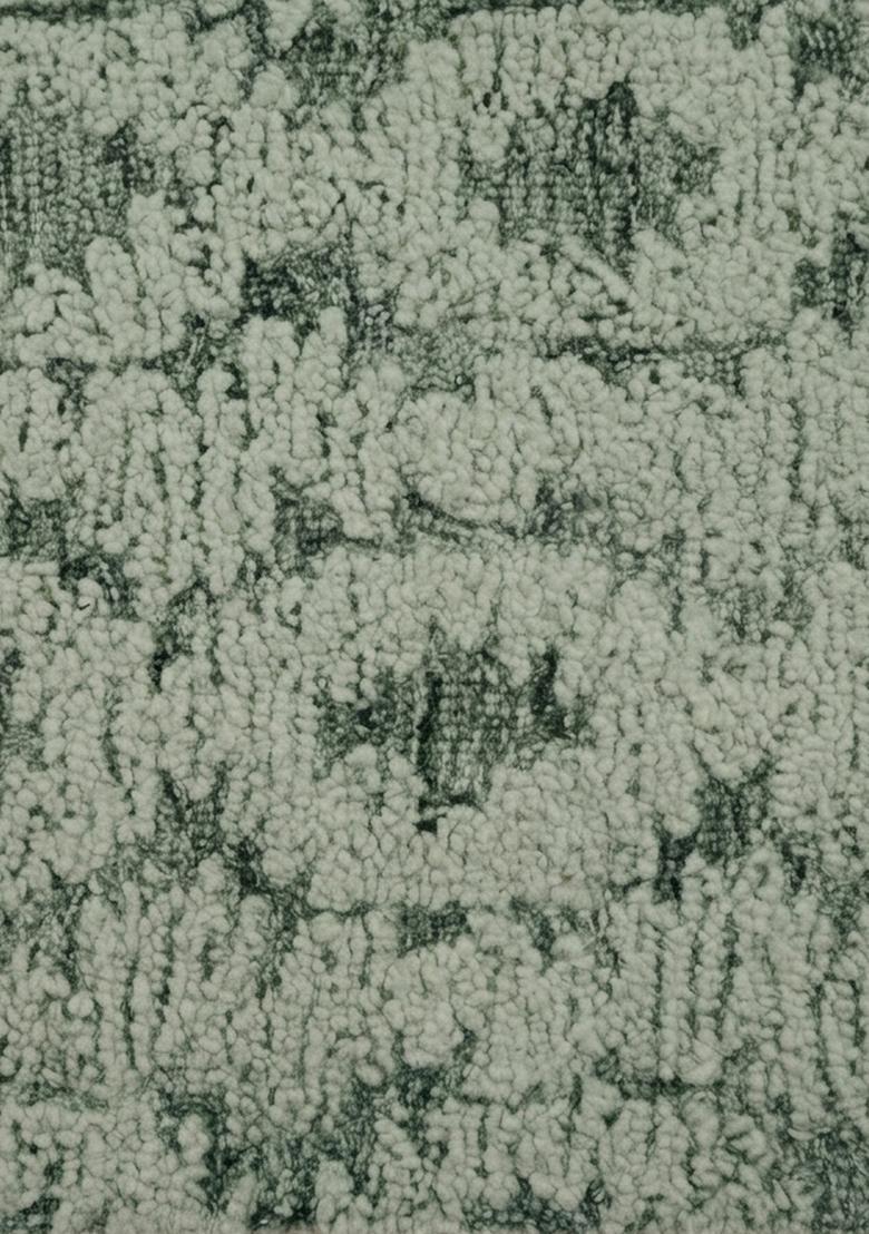 Saffron Rugs Hand Tufted Sage Green  Transitional Rectangular Wool Area Rug - Indya