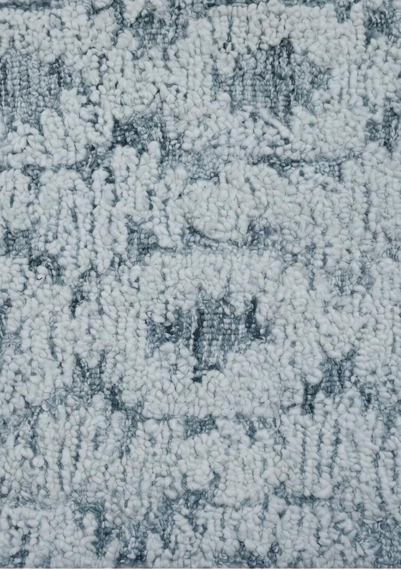 Saffron Rugs Hand Tufted Light Blue  Transitional Rectangular Wool Area Rug - Indya