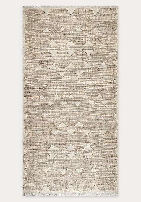 Jute Wool Handmade Tan Rug | Bohemian Geometric Carpet For Living Room