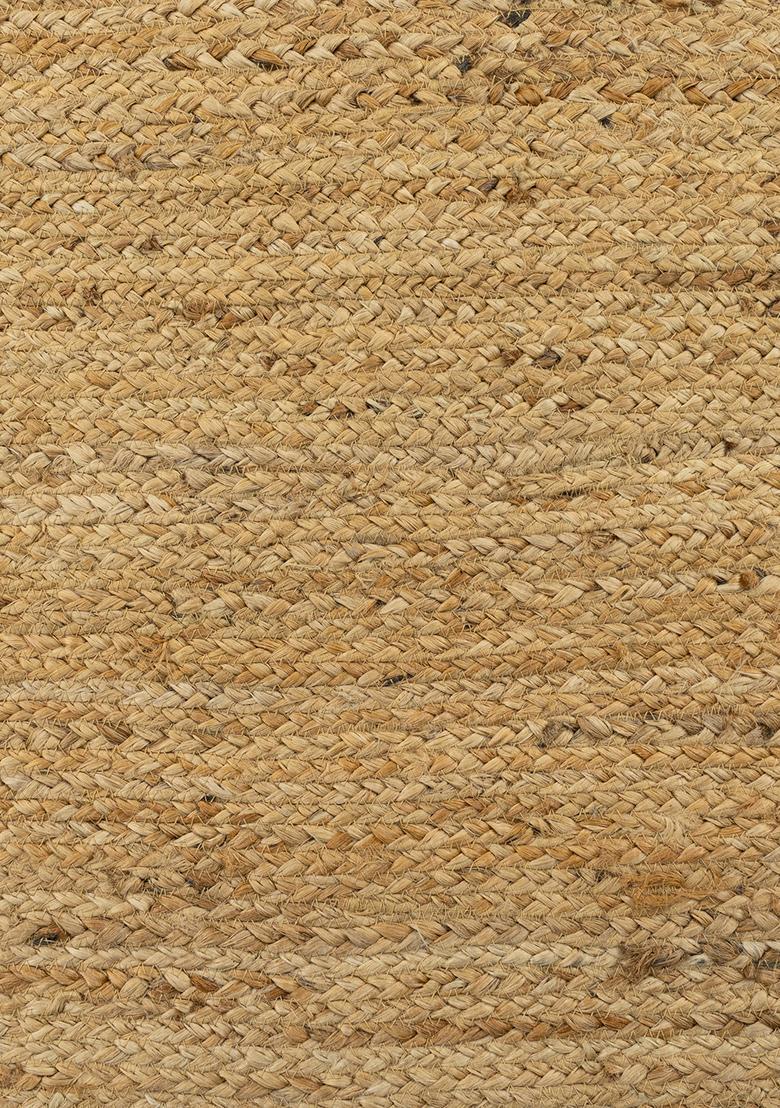 Saffron Rugs Flat Woven Natural Beige  Bohemian Rectangular Wool Area Rug - Indya