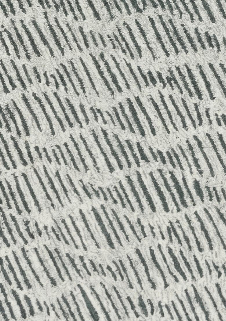 Saffron Rugs Hand Tufted Grey  Contemporary Rectangular Wool Area Rug - Indya