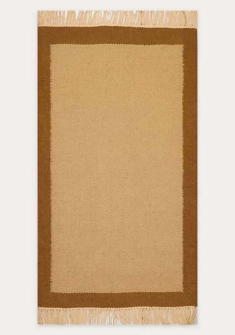 100% Wool Handmade Cream Rug | Casual Kilim Flat Weave Reversible Carpet For Living Room