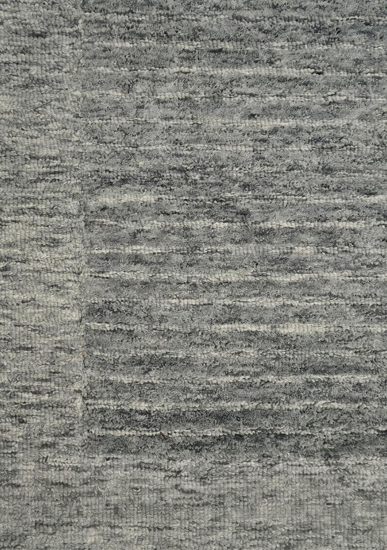 Saffron Rugs Hand Tufted Sage Green  Contemporary Rectangular Wool Area Rug - Indya