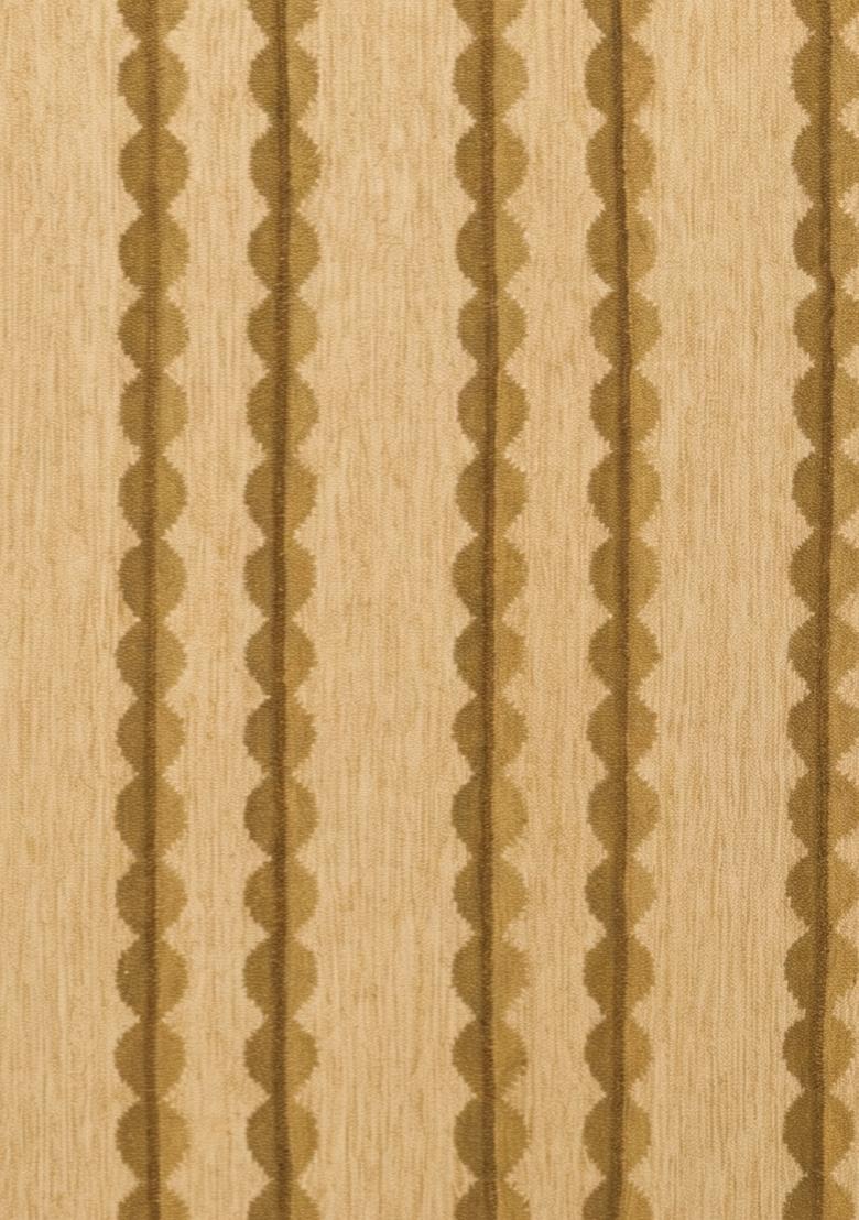 Saffron Rugs Flat Woven Cream Striped Bohemian Rectangular Wool Area Rug - Indya