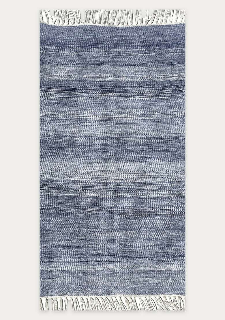 Saffron Rugs Blue Rectangular Rug | Contemporary Solid | Waterproof Easy Cleaning Non Shedding | UV Resistant Water Resistant Indoor Outdoor - Indya