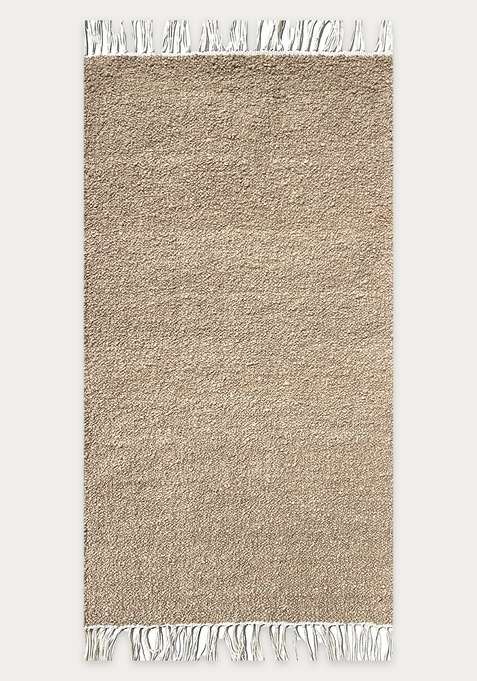 Handmade Camel Rug | Bohemian Solid Carpet For Living Room