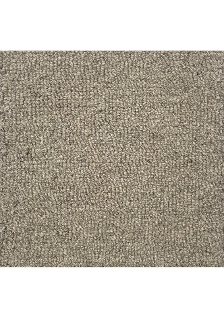 Saffron Rugs Hand Tufted Beige Solid Scandinavian Rectangular Wool Area Rug - Indya