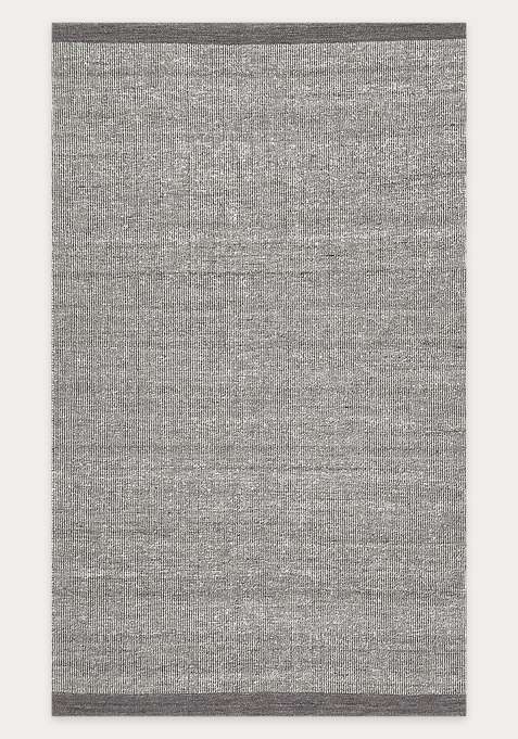 Handmade Grey Rug | Contemporary Solid Carpet For Living Room
