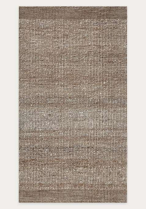 Handmade Beige Rug | Contemporary Solid Carpet For Living Room