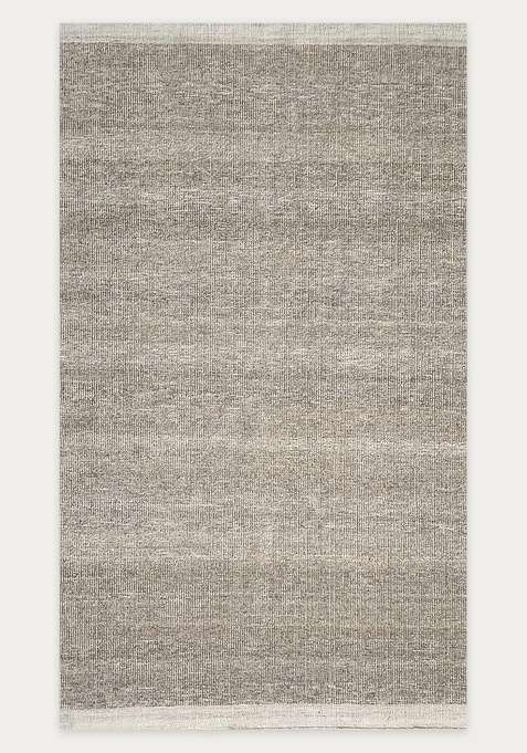 Handmade Cream Rug | Contemporary Solid Carpet For Living Room