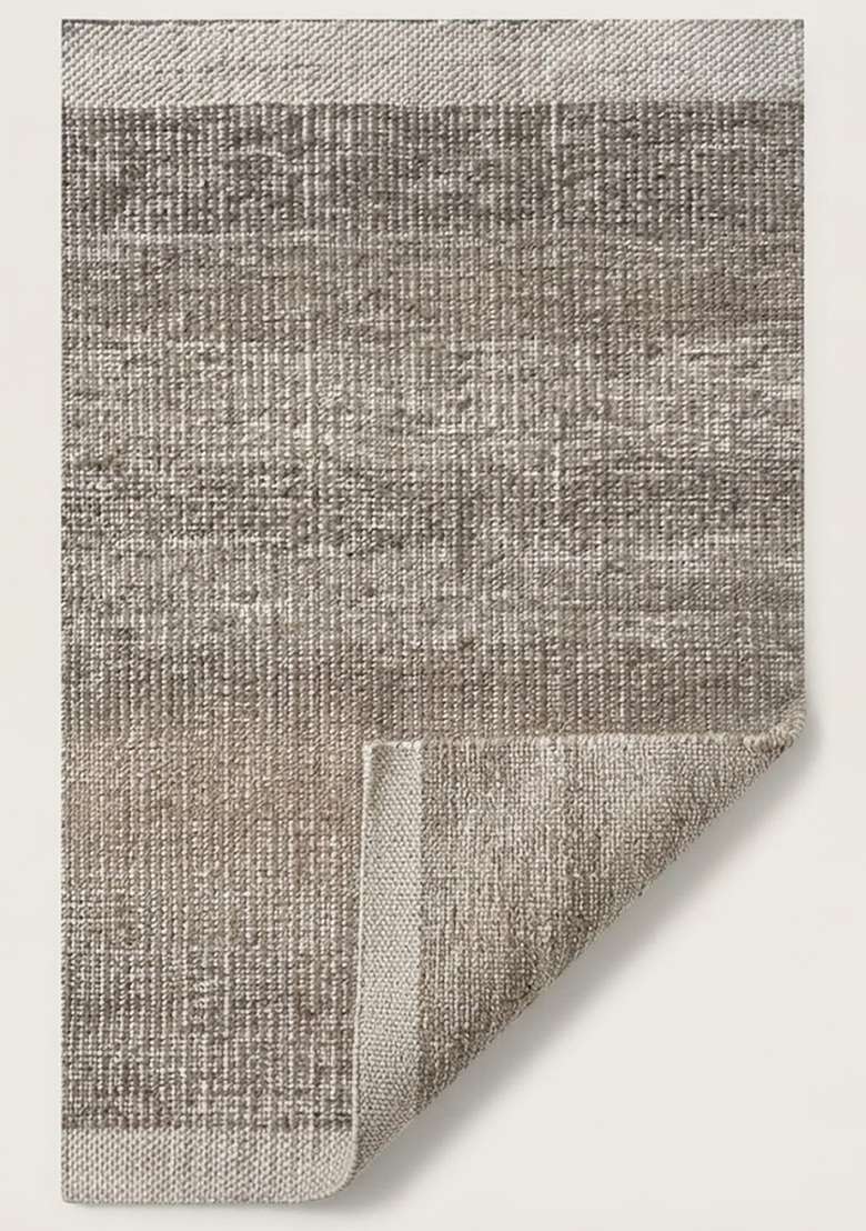 Saffron Rugs Taupe Rectangular Rug | Contemporary Solid | Waterproof Easy Cleaning Non Shedding | UV Resistant Water Resistant Indoor Outdoor - Indya