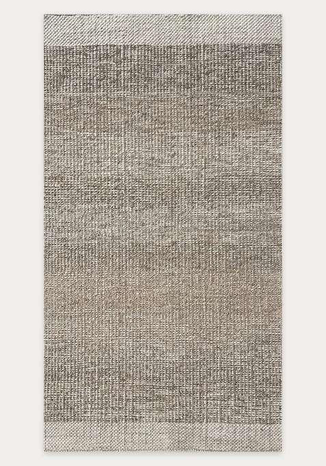 Handmade Taupe Rug | Contemporary Solid Carpet For Living Room