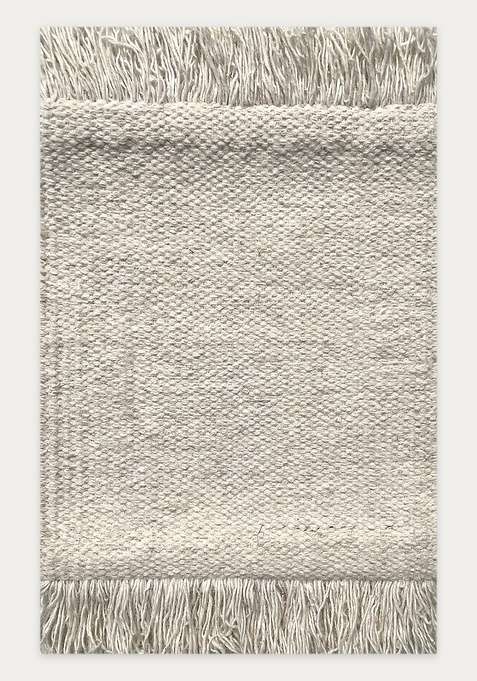 100% Wool Handmade Cream Rug | Scandinavian Kilim Flat Weave Reversible Carpet For Living Room