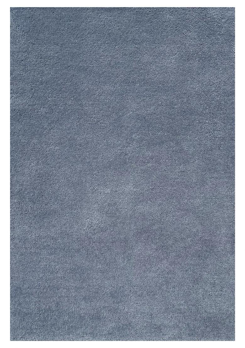 Saffron Rugs Hand Tufted Blue Solid Modern Rectangular Wool Area Rug - Indya
