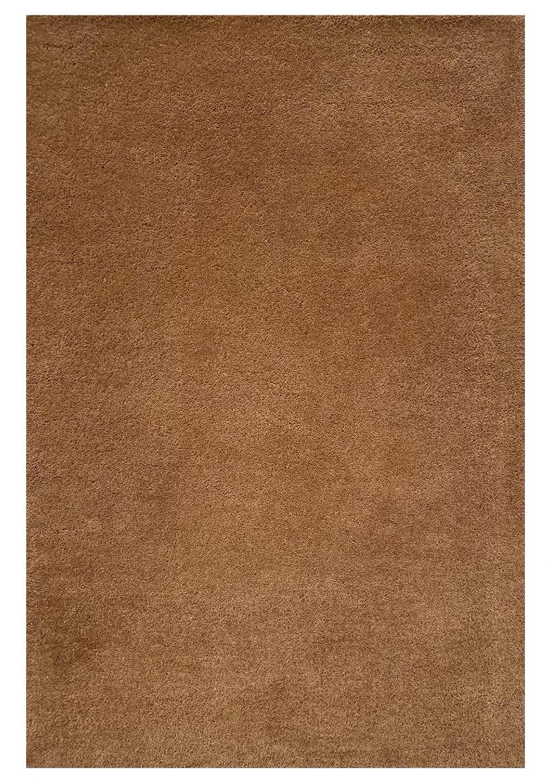 Saffron Rugs Hand Tufted Brown Solid Modern Rectangular Wool Area Rug - Indya