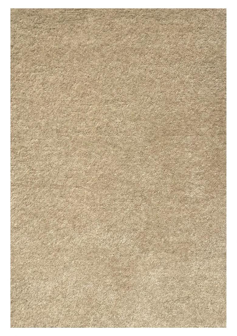 Saffron Rugs Hand Tufted Cream Solid Modern Rectangular Wool Area Rug - Indya