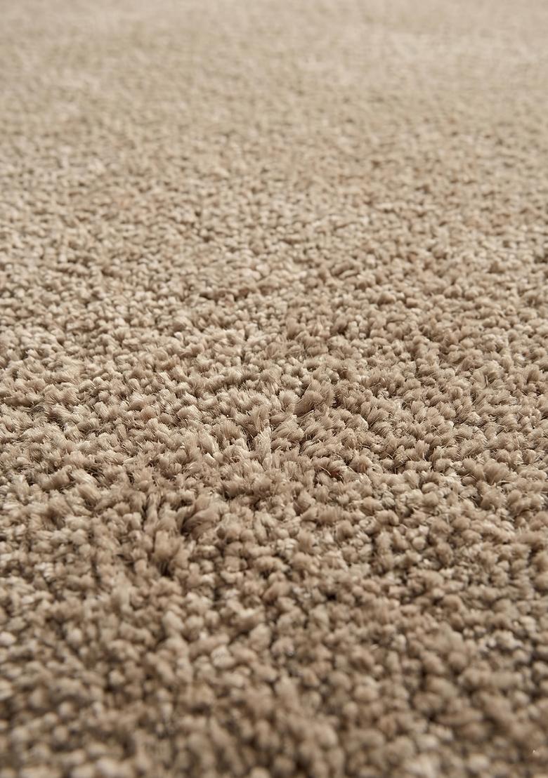 Saffron Rugs Hand Tufted Cream Solid Modern Rectangular Wool Area Rug - Indya