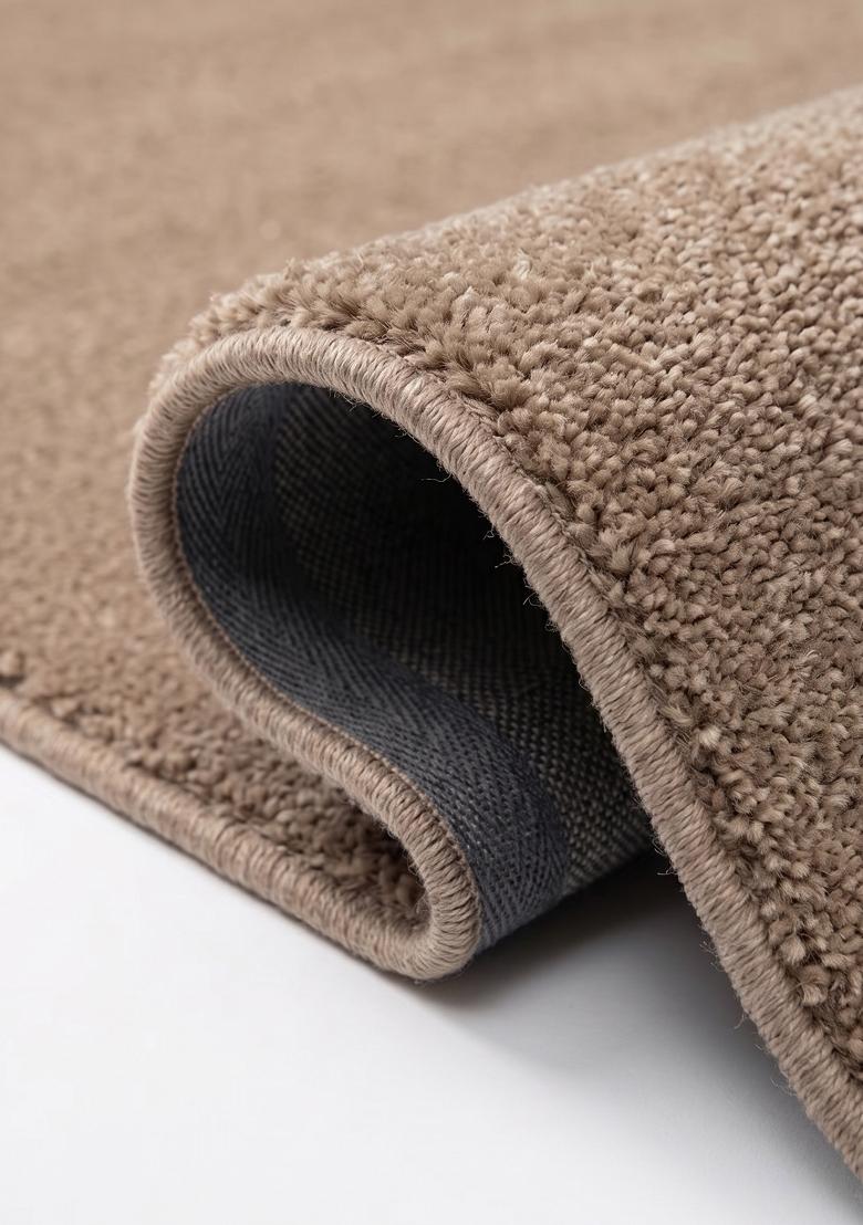 Saffron Rugs Hand Tufted Brown Solid Modern Rectangular Wool Area Rug - Indya