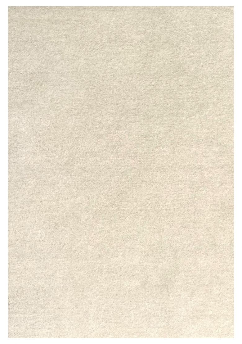 Saffron Rugs Hand Tufted Cream Solid Modern Rectangular Wool Area Rug - Indya