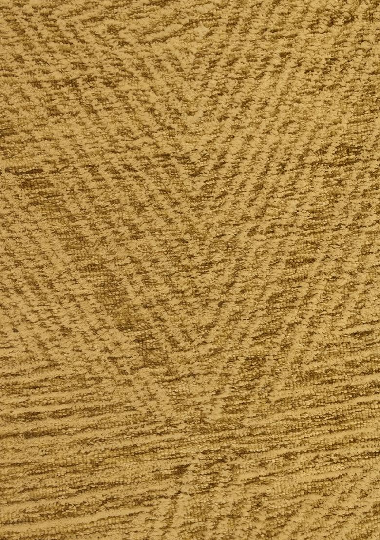 Saffron Rugs Hand Tufted Mustard Gold Geometric Contemporary Rectangular Wool Area Rug - Indya