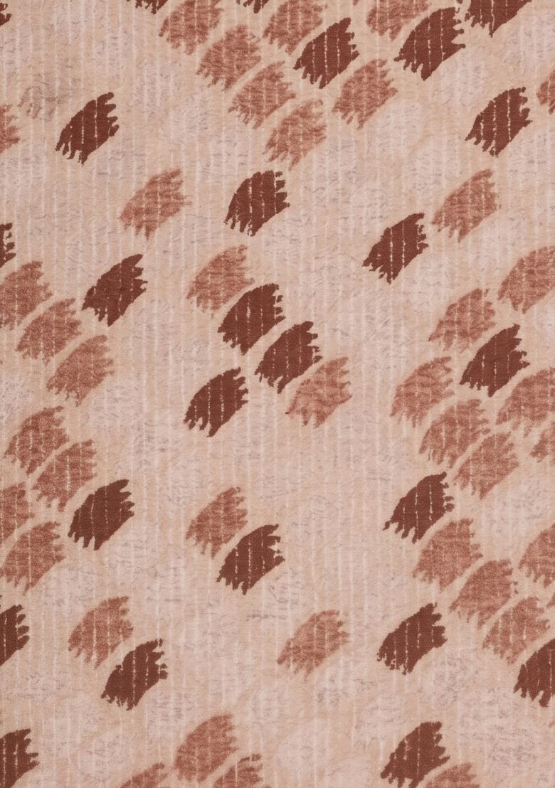 Saffron Rugs Hand Tufted Blush Pink Beige Geometric Transitional Rectangular Wool Area Rug - Indya