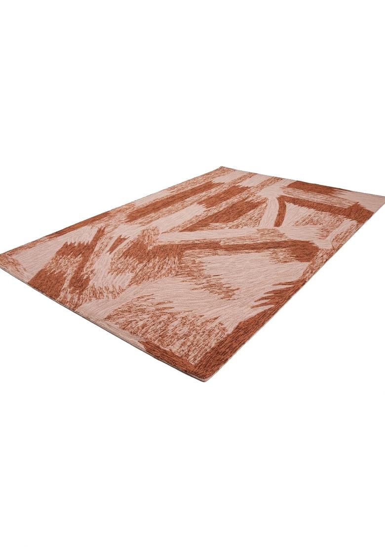 Saffron Rugs Hand Tufted Dusty Rose Pink Geometric Contemporary Rectangular Wool Area Rug - Indya