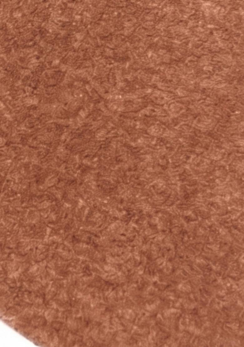 Saffron Rugs Hand Tufted Terracotta Solid  Oblong Wool Area Rug - Indya