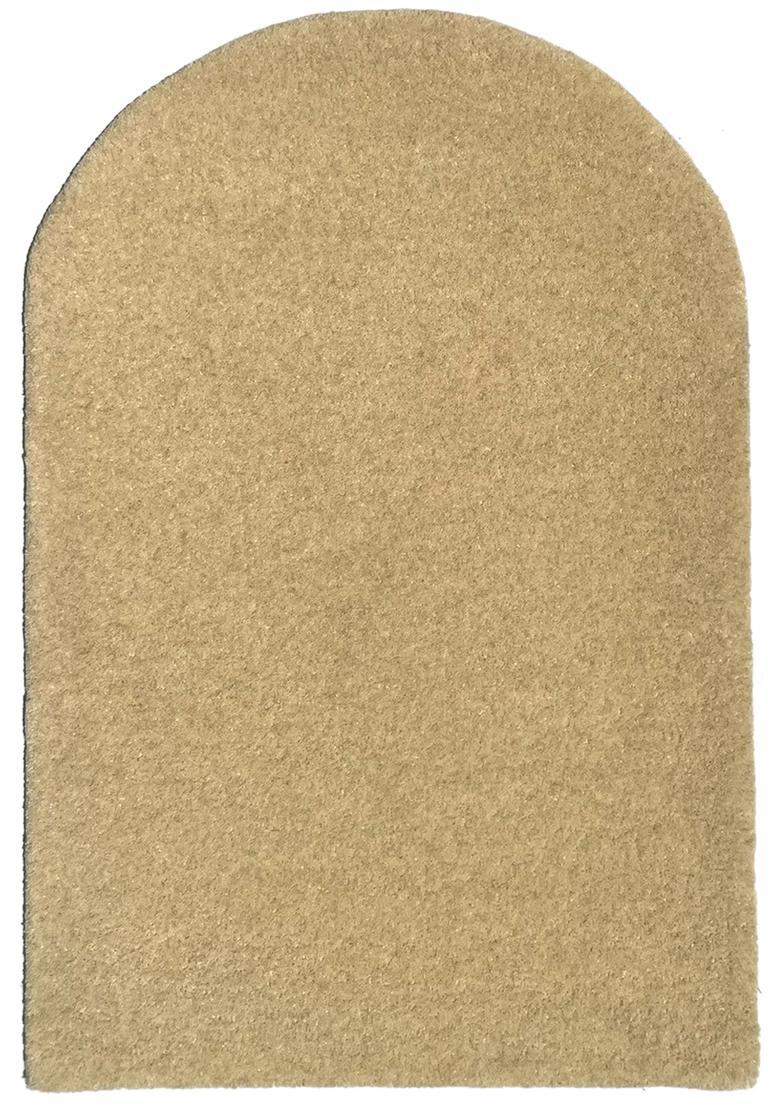 Saffron Rugs Hand Tufted Sandy Beige Solid  Oblong Wool Area Rug - Indya