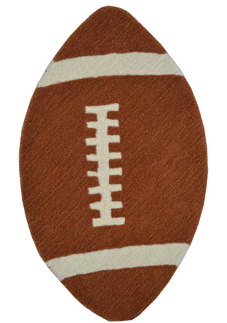 Saffron Rugs Hand-Tufted 80% Wool Oval Rug | Brown | Cotton Backing | Casual Solid - Indya