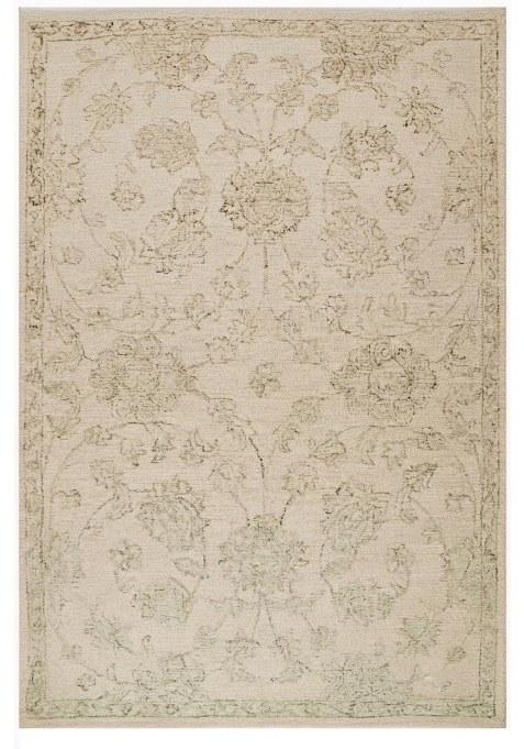 Saffron Rugs Hand-Tufted 100% Wool Area Rug | Beige Rectangular Rug | Cotton Backing | Transitional Floral Carpet for Living Room