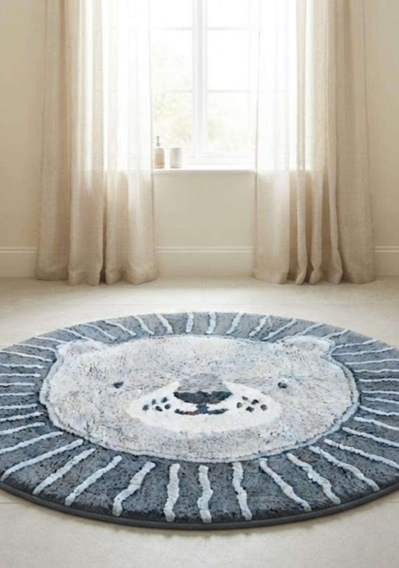 Saffron Rugs Flat Woven Natural Jute Area Rug | Beige Black Rectangular Rug | Bohemian Geometric Home Decor Carpet for Living Room Bedroom - Indya