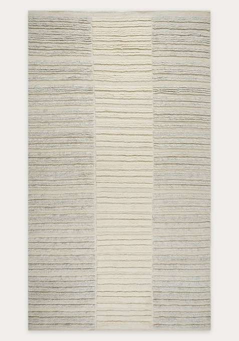 100% Wool Handmade Beige Rug | Carpet For Living Room