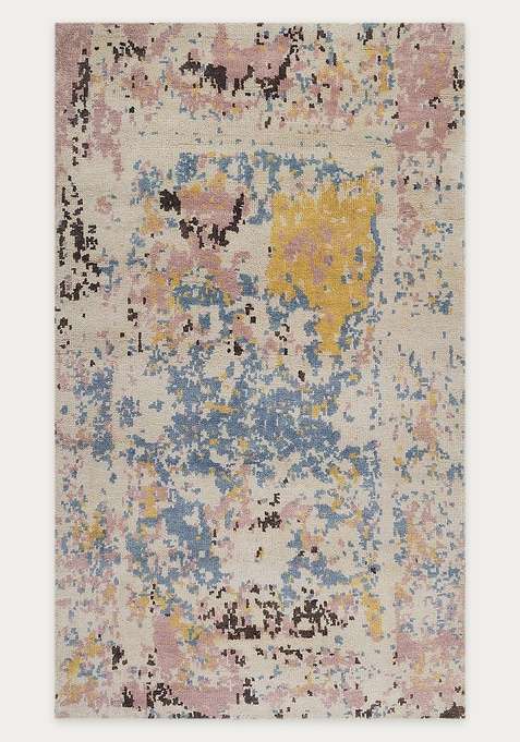 100% Wool Handmade Multi Rug | Carpet For Living Room