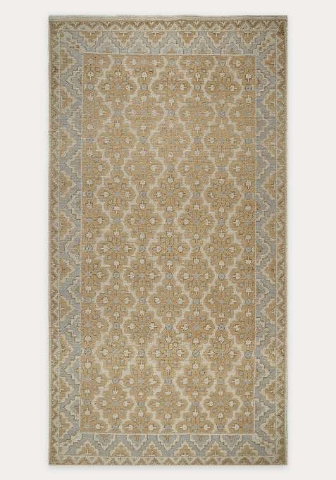 100% Wool Handmade Beige Rug | Carpet For Living Room