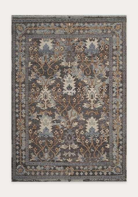 100% Wool Handmade Grey Rug | Carpet For Living Room