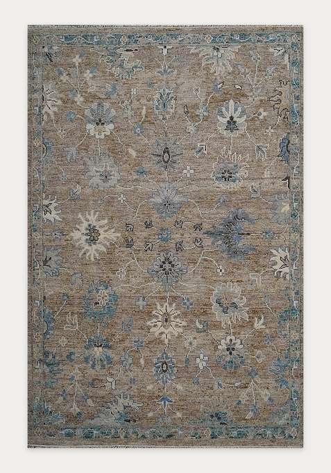 100% Wool Handmade Brown Rug | Carpet For Living Room