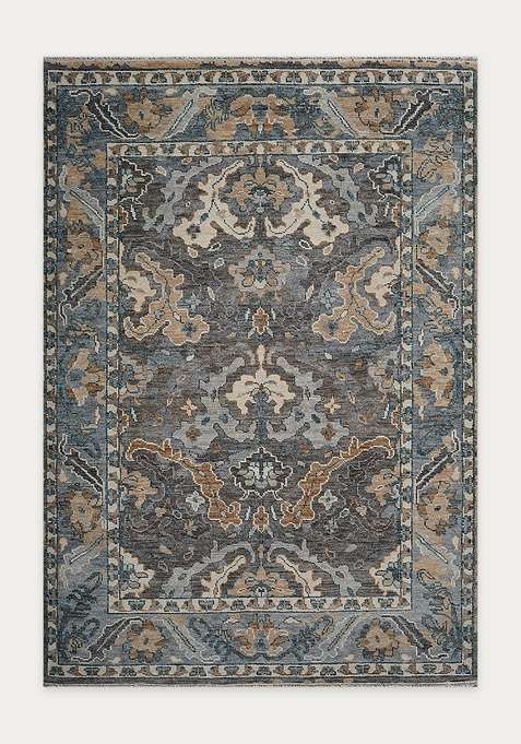100% Wool Handmade Grey Rug | Carpet For Living Room