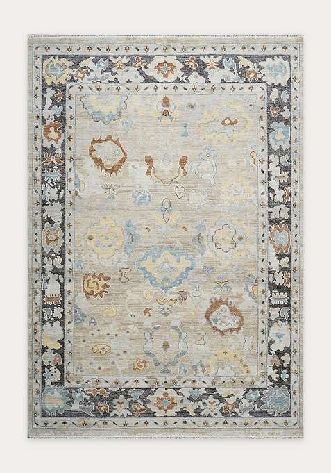 100% Wool Handmade Beige Rug | Carpet For Living Room