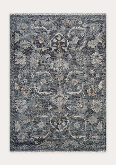100% Wool Handmade Blue Rug | Carpet For Living Room