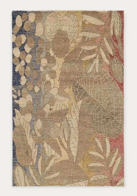 100% Wool Handmade Beige Rug | Carpet For Living Room