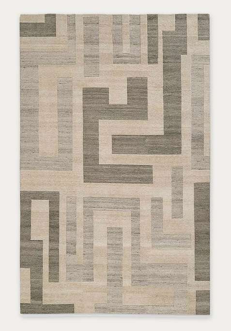 100% Wool Handmade Grey Rug | Carpet For Living Room