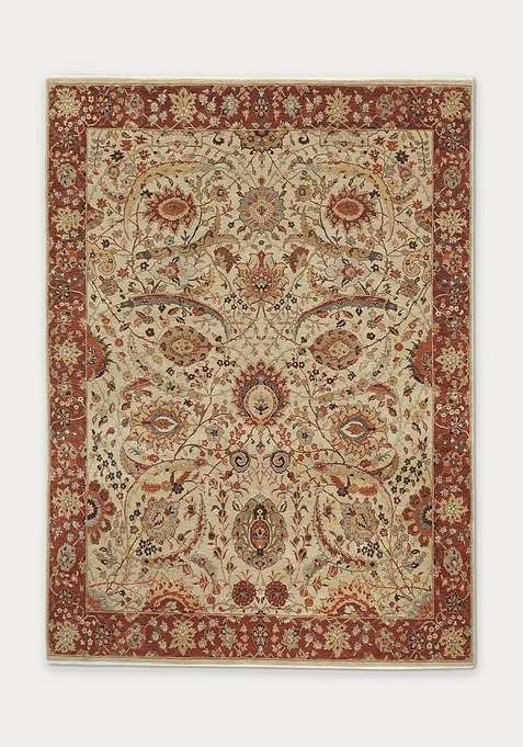 100% Wool Handmade Beige Rug | Carpet For Living Room
