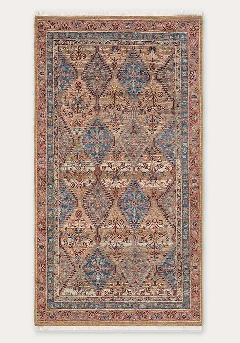 100% Wool Handmade Beige Rug | Carpet For Living Room