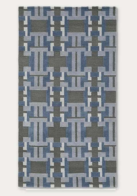 100% Wool Handmade Blue Rug | Carpet For Living Room