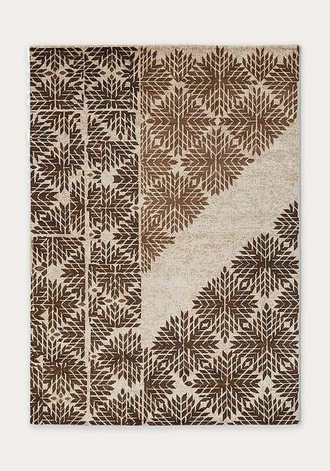 100% Wool Handmade Brown Rug | Carpet For Living Room