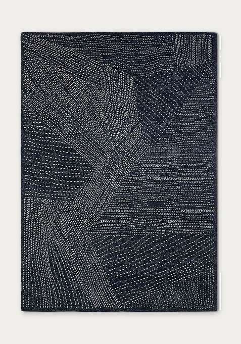 100% Wool Handmade Blue Rug | Carpet For Living Room