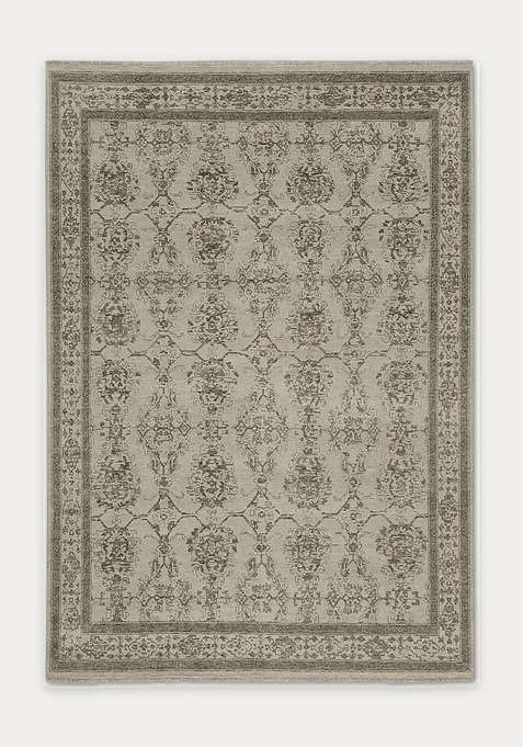 100% Wool Handmade Beige Rug | Carpet For Living Room