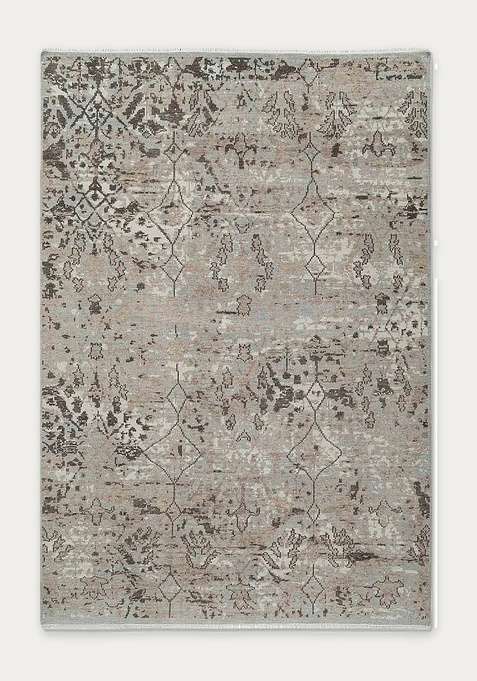 100% Wool Handmade Beige Rug | Carpet For Living Room