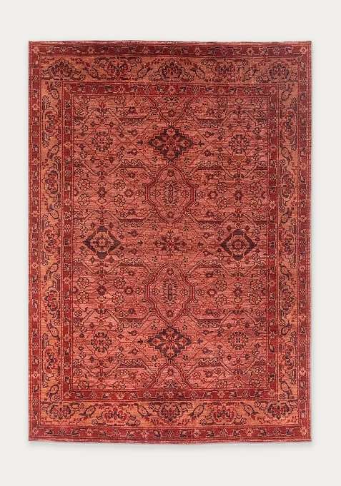 100% Wool Handmade Red Rug | Carpet For Living Room