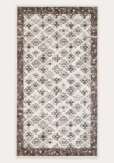 100% Wool Handmade Beige Rug | Carpet For Living Room